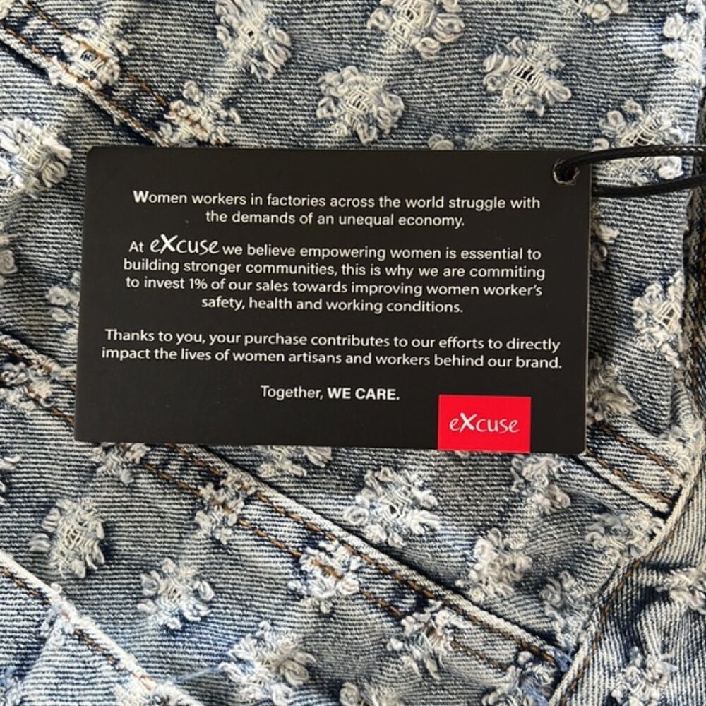 Distressed Denim Jacket - Picture 4 of 4